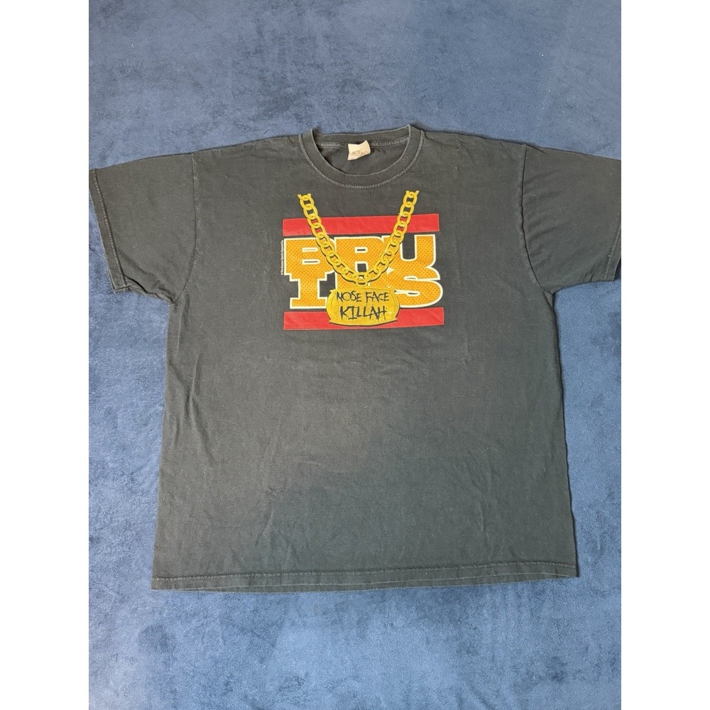 2000’s Fruit Of The Loom “Nose Face Killah” Hip Hop T Shirt Adult Sz XL Y2K